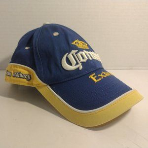 Corona Extra Concept One Embroidered Adjustable Baseball Hat Blue/Yellow